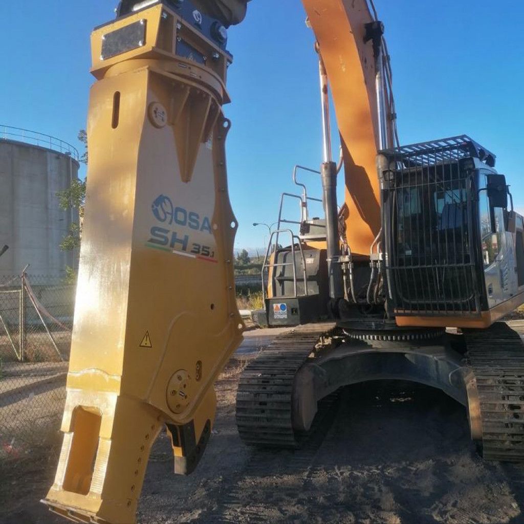 Scrap shear OSA SH Series en obra
